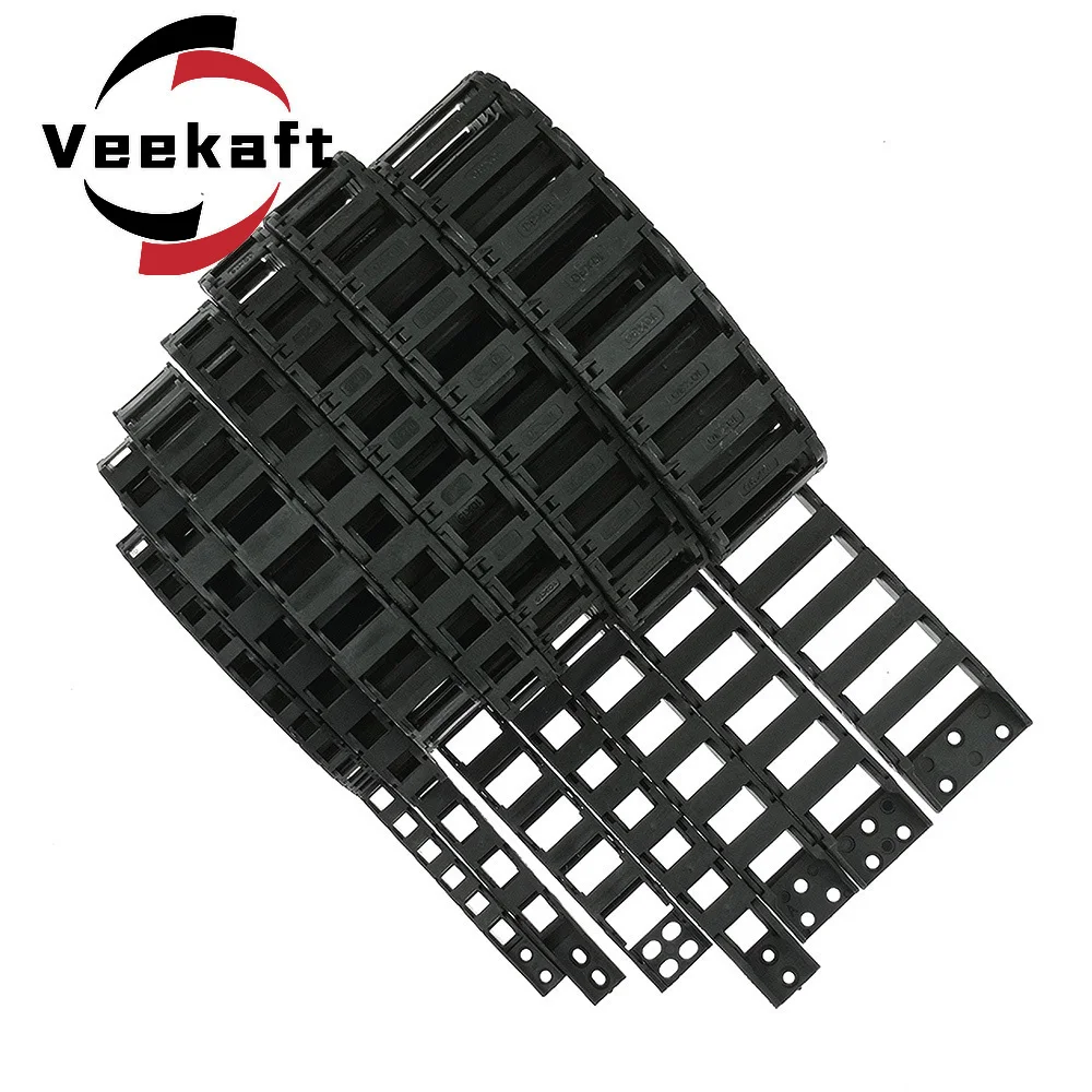 Цепной мост с открытым перетаскиванием типа 7x7 10x10 10x15 10x20 15x20 18x18 L1m Кабельный держатель с концами для 3D-принтера с ЧПУ Voron Trident 2.4