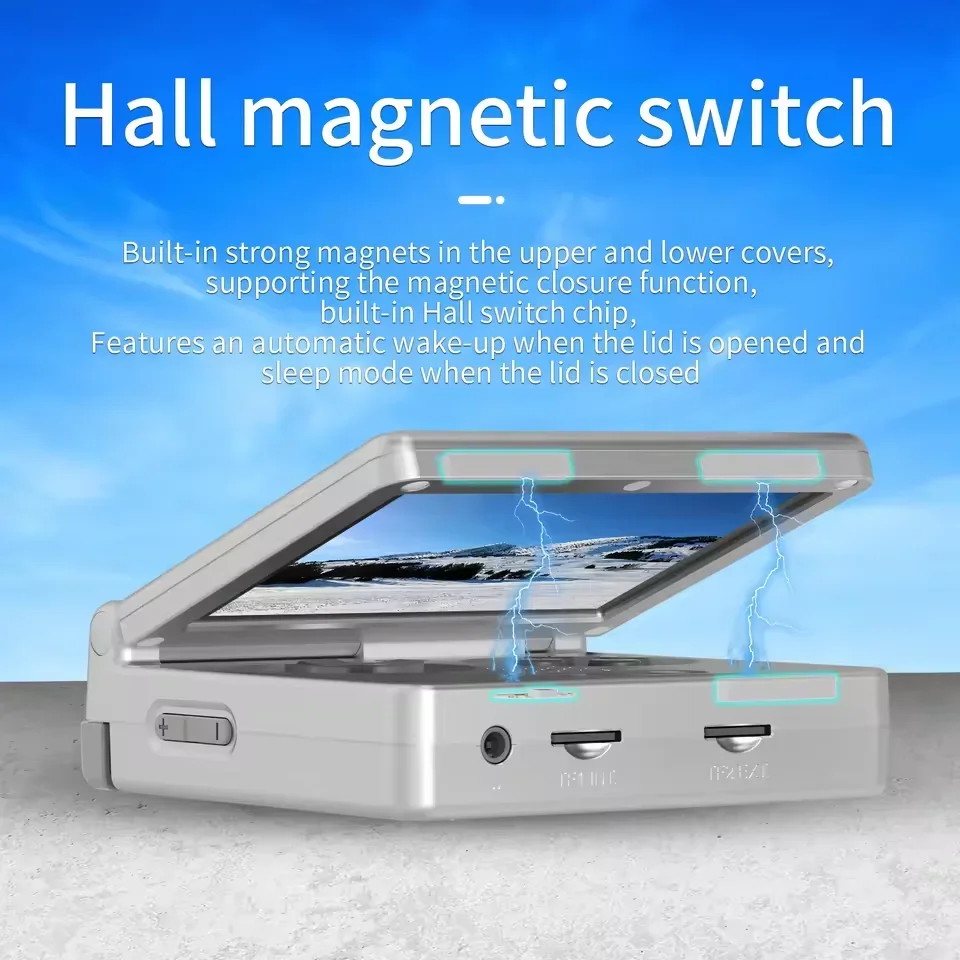 RG35XXSP Handheld Game Console Retro Style 3.5-inch IPS Display 3300mAh Battery HDMI Output Bluetooth 4.2 5K Preinstalled Games