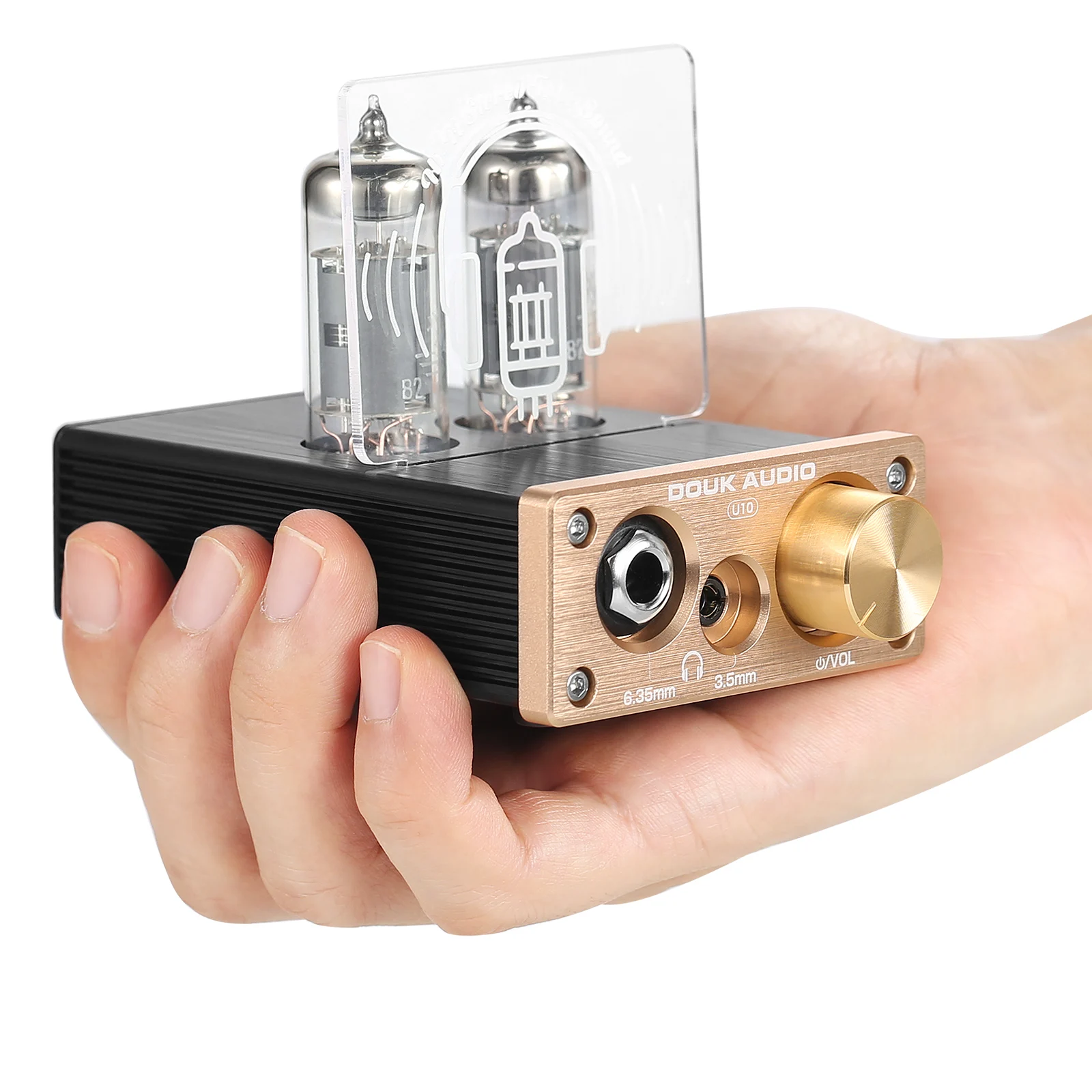 Douk Audio U10 Hifi Ventil rohr Vorverstärker Stereo Aux Desktop Audio Vorverstärker 6,35mm/3,5mm Kopfhörer verstärker