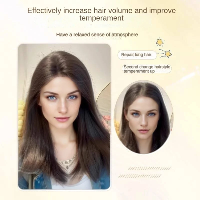 Topper de cheveux humains à sangle réglable pour femmes, postiche frontale Invisible, séparation libre, dentelle pour cheveux amincissants