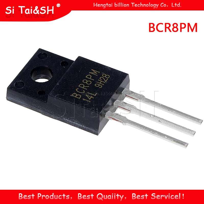 10 unids/lote BCR8PM-14L BCR8PM F 600V 16A sistema de datos