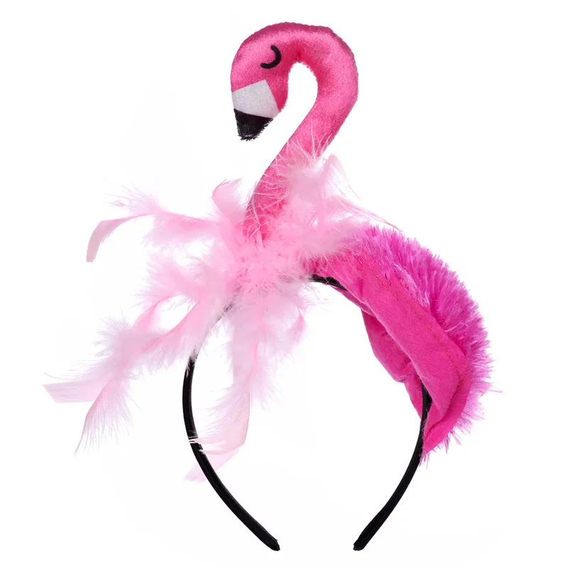 Flamingo - themed Hair Accessories for Halloween Valentine's Day Birthday Party Cosplay and Stylish Dressing