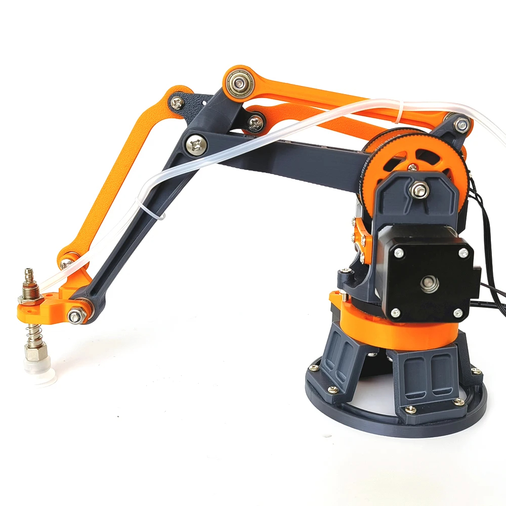 4-Achsen-Schrittroboterarm, hochpräziser 3D-Druckarm für Arduino, CNC-Treiberroboter, DIY-Kit mit Saugnapf, programmierbarer Roboter