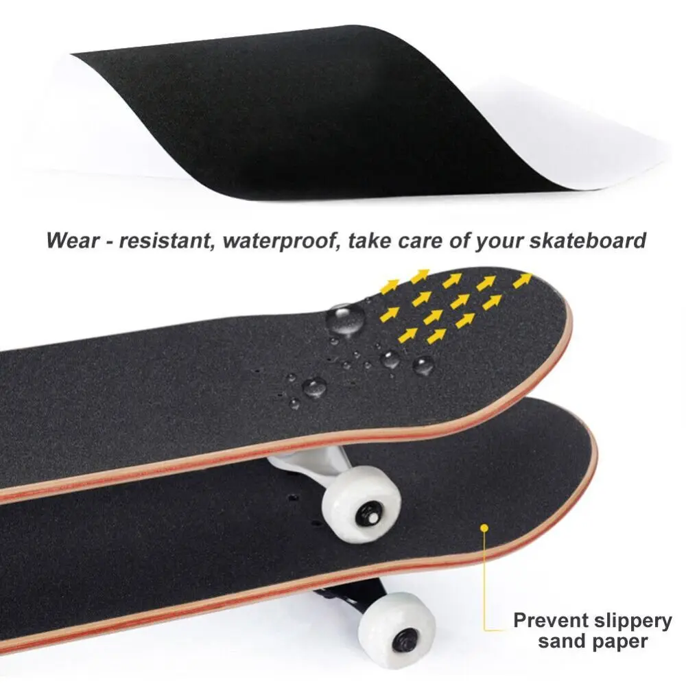 Skateboard Deck Schleifpapier Grip Tape Skating Board Longboard Schleifpapier Griptape Skating Board Aufkleber Professional