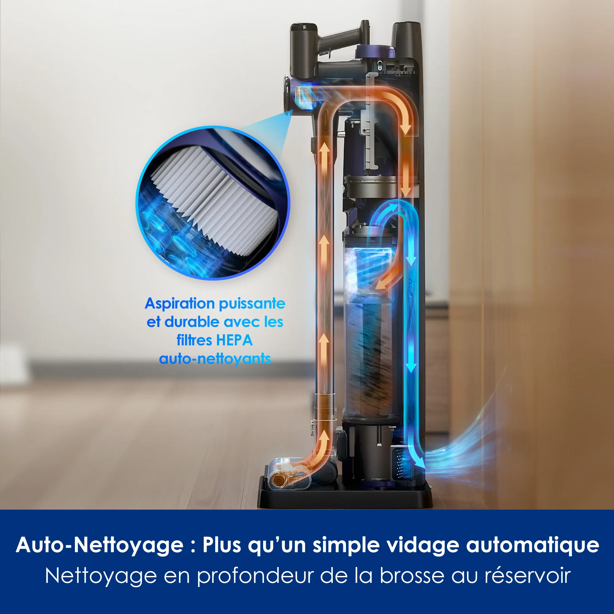 Tineco Pure One Station Pet Aspirateur Balai sans Fil avec Auto-Nettoyage, Brosse ZeroTangle pour Les Poils d’Animaux, Nettoyage des sols durs, Tapis, Carrelage, Toilettage des Animaux, Léger