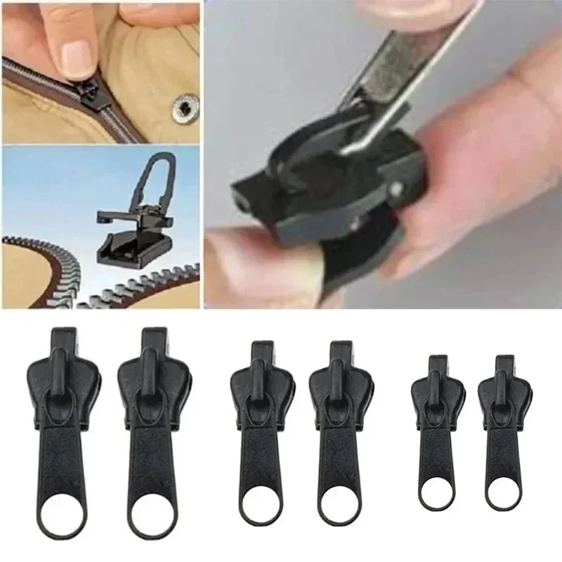 Hot Fix Zipper Head Universal Kit Replacement Instant Repair Fix A Zipper Convenient Useful Home DIY Tool