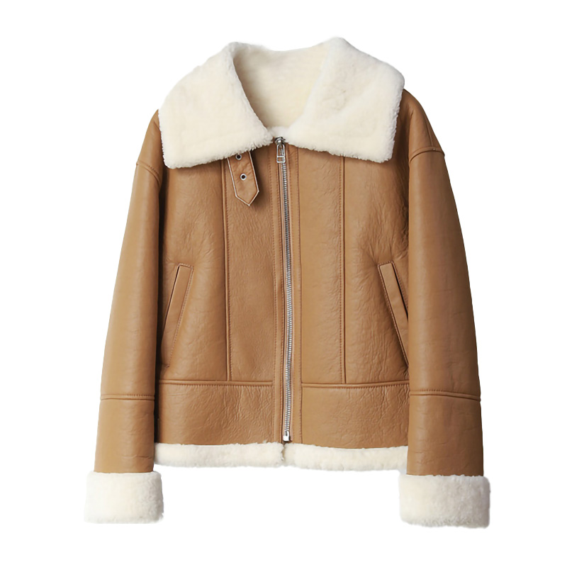 女性のための本物のシープスキンモタージャケット,2022,短い毛刈り機コート,毛皮の裏地,冬の暖かいコート,mh5207l,新品