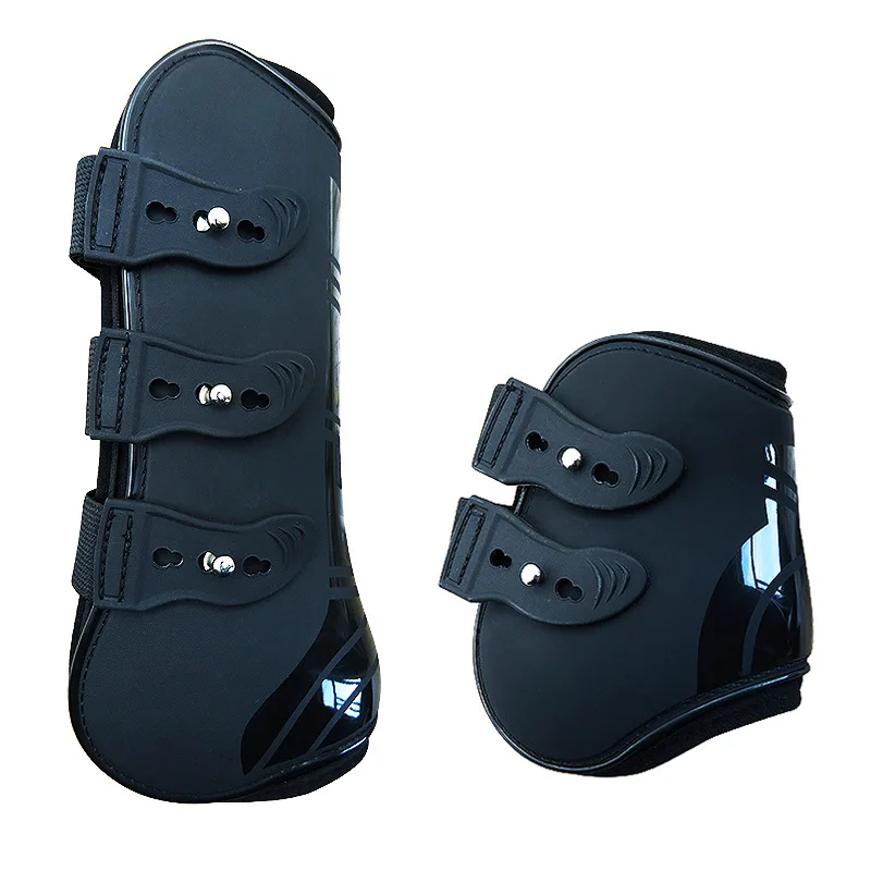 Botas de pata de caballo ajustables, protección de tendón ecuestre