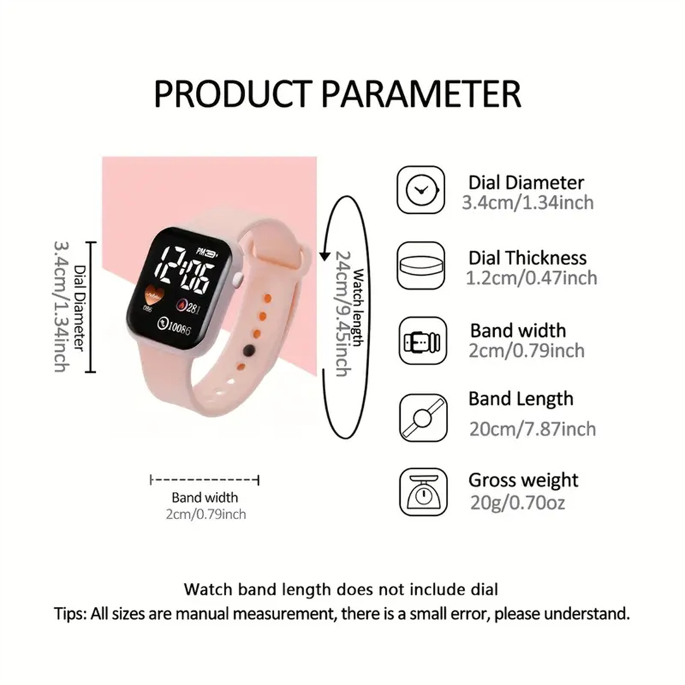 Novo relógio de figura led de desenho animado, pulseira de estudante infantil, relógio eletrônico de toque