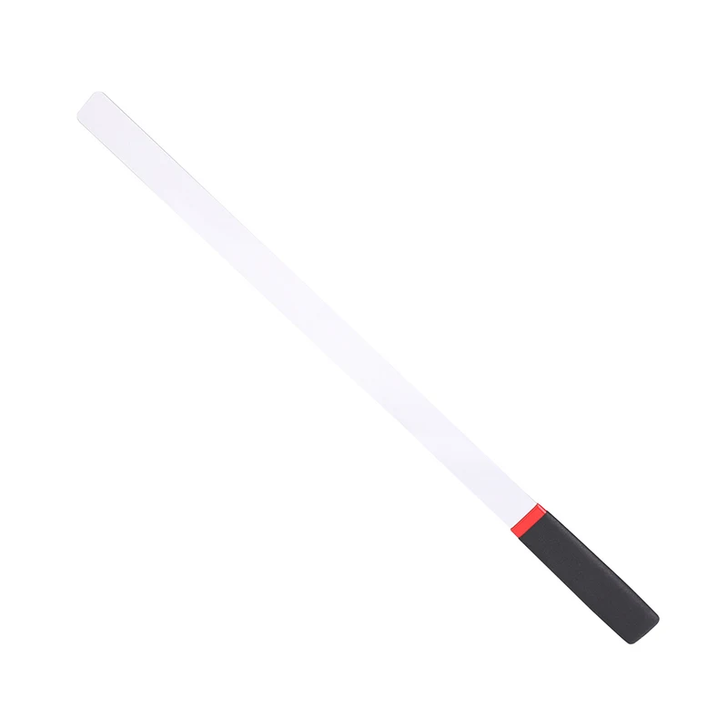 PC วัสดุ 2.5 ซม.กว้าง Ferule 50 ซม.ยาวตรงแส้ขี่ Crop Flogger ฝาครอบด้ามจับ Paddle Slapper สําหรับม้าการฝึกอบรม