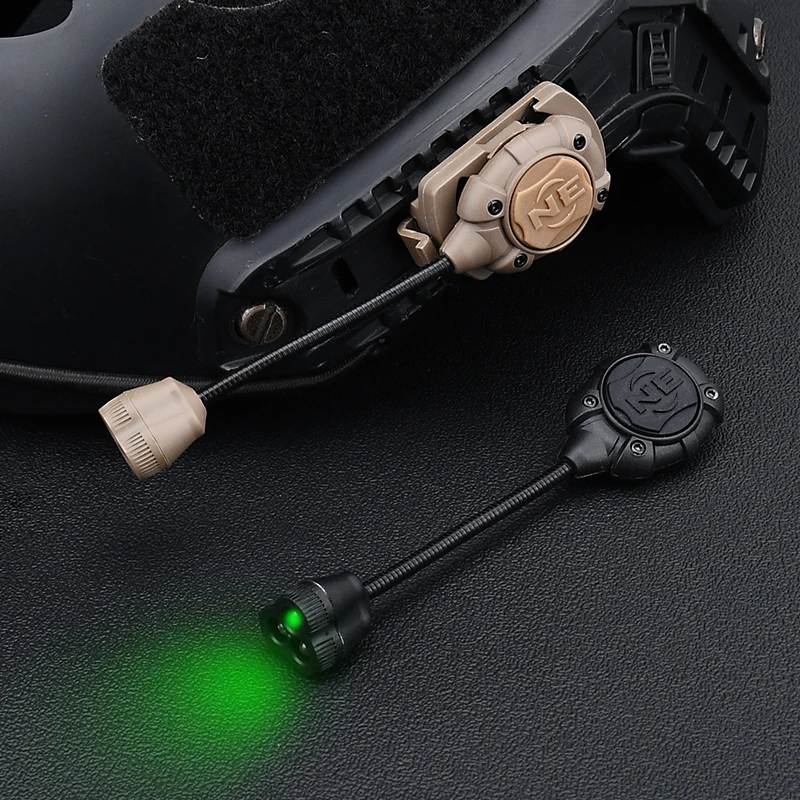 WADSN casco táctico Airsoft luz Princeton Softair linterna IR punto rojo linterna LED Tec Mpls 3 lámpara de Rifle de arma de luz LED