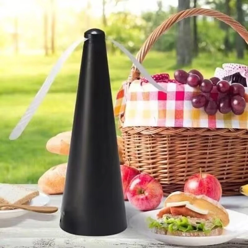 Automatischer Mückenschutzventilator, Fliegenmückenschutzventilator, batteriebetrieben, tragbare Schädlingsbekämpfung für Picknick im Freien zu Hause