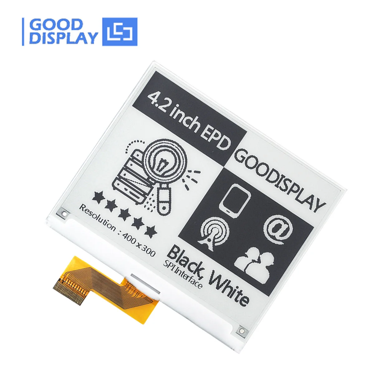 Модуль экрана 4,26 дюйма с быстрым обновлением на базе e-ink, разрешение 800x480, SPI epaper, GDEQ0426T82