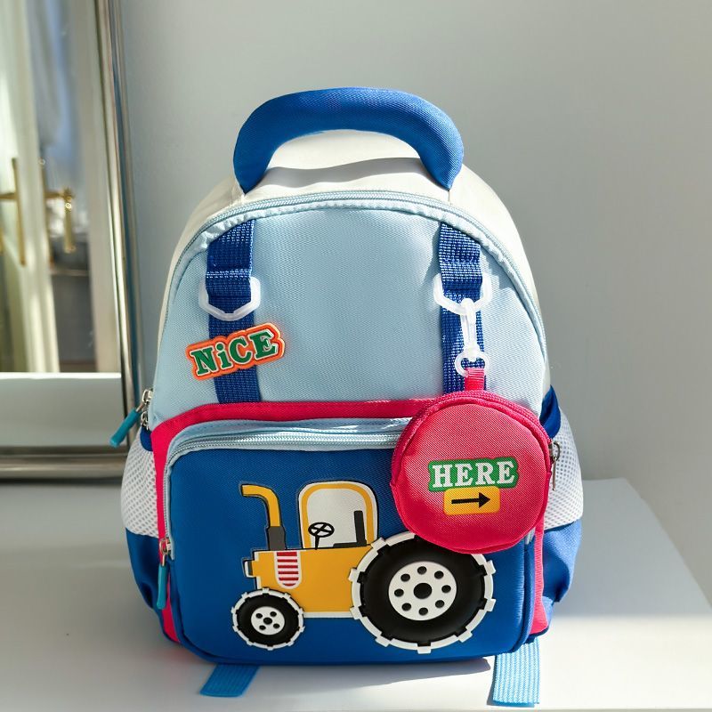 Borse da scuola per bambini per ragazze Zaini per bambini per ragazzi Zaino per asilo Zaino per bambini per bambini con animali dei cartoni animati per 2-5 anni