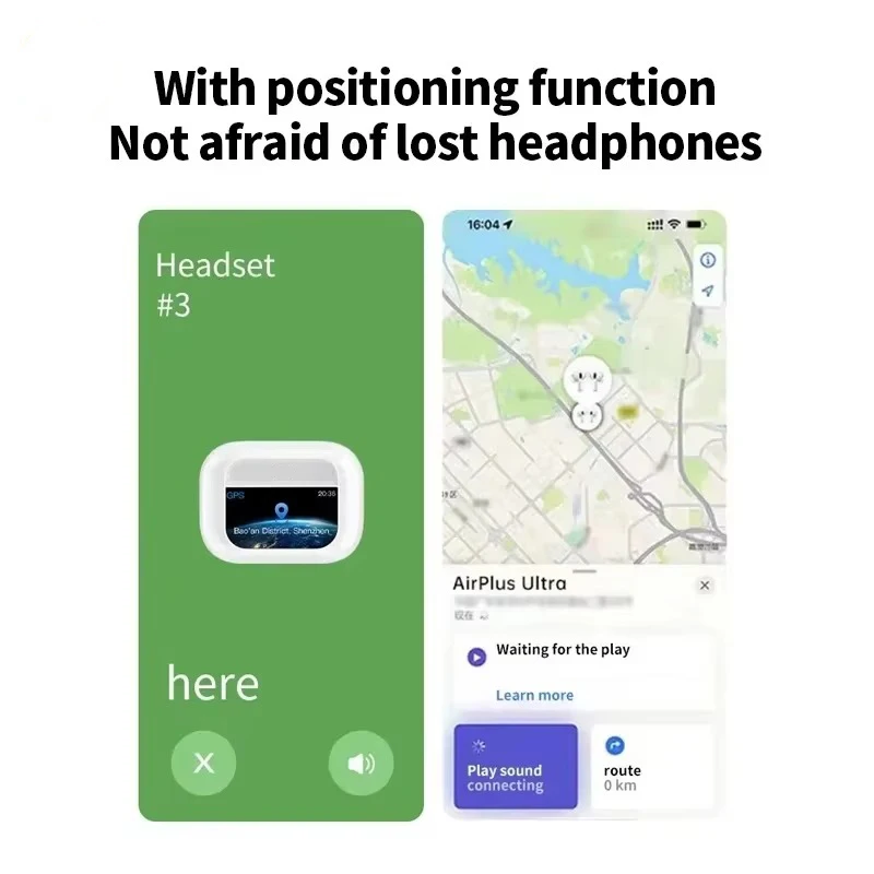 Xiaomi Tour Pro6 ANC auriculares inalámbricos pantalla LED cancelación de ruido auriculares Bluetooth auriculares deportivos con micrófono para Android iOS