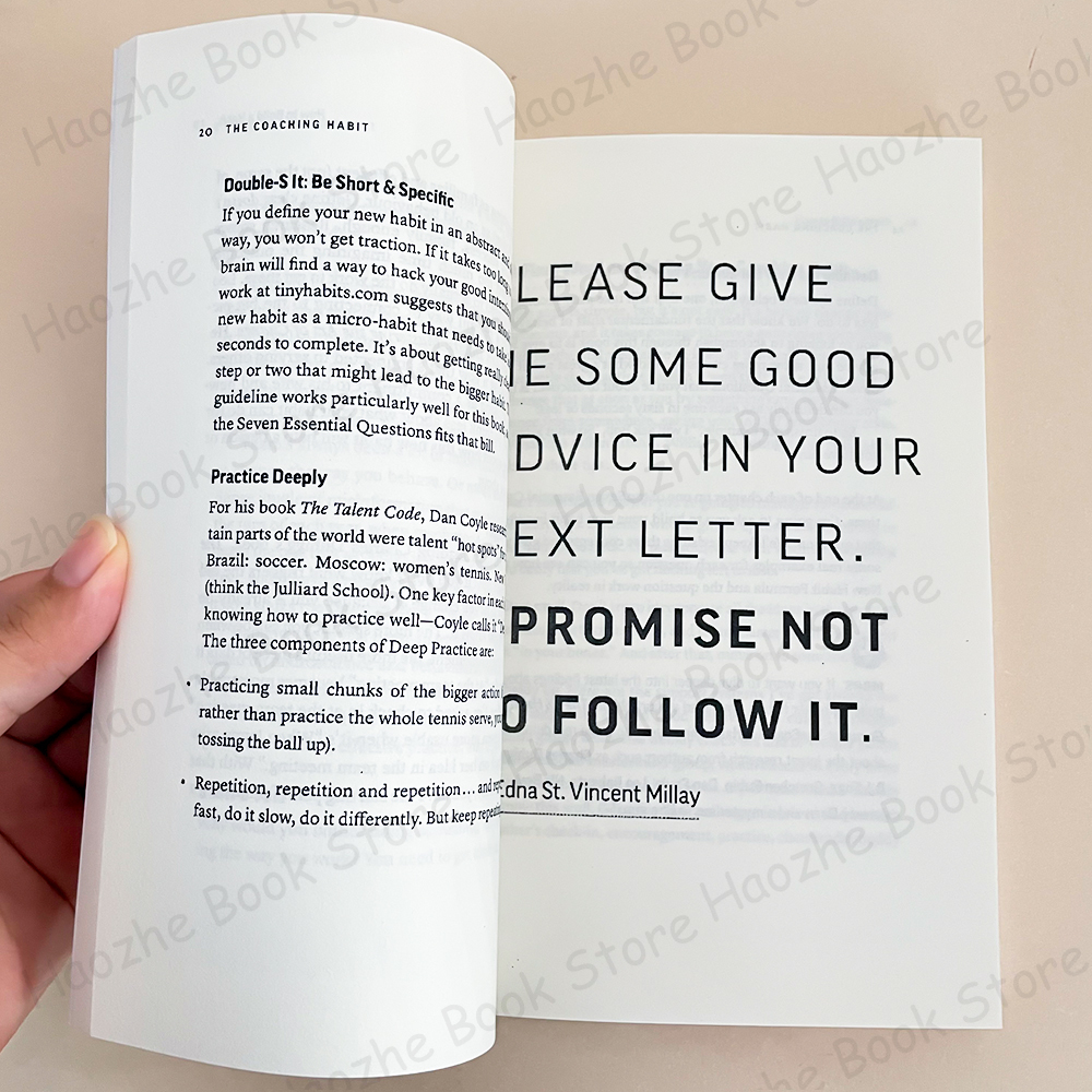 The Coaching Habit: Say Less, Ask More & Change the Way You Lead Forever Business Mentoring & Coaching Английская книга в мягкой обложке