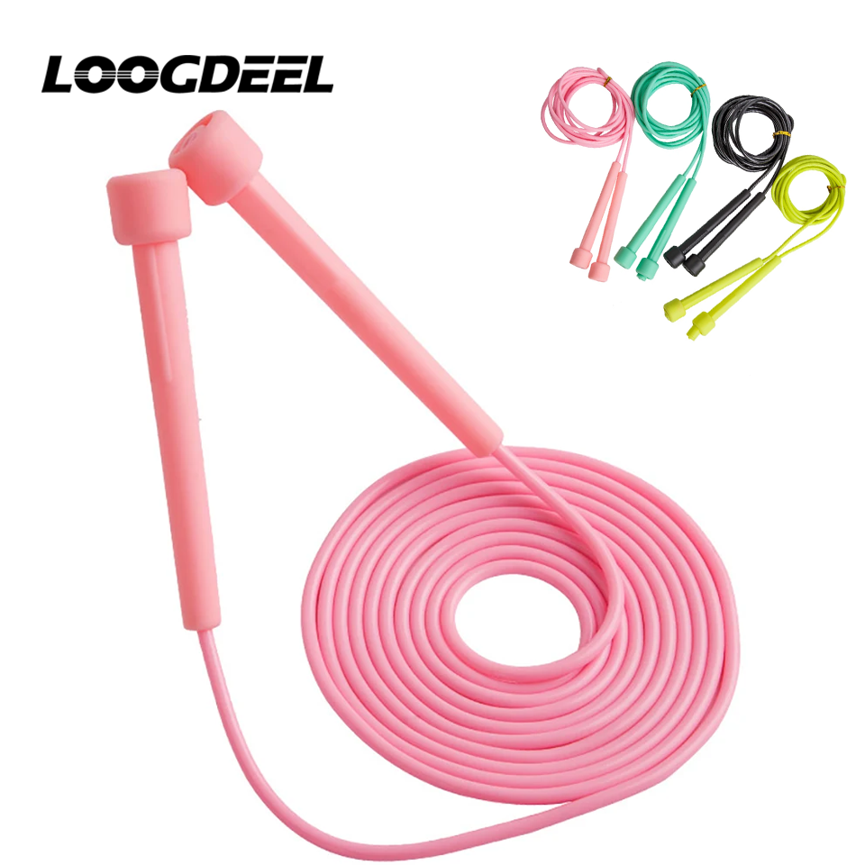LOOGDEEL スピードスキル縄跳び大人の縄跳び減量子供スポーツポータブルフィットネス機器プロフェッショナル縄跳び