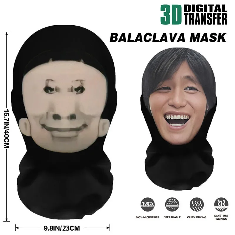 3D маска для лица, реалистичная эластичная сетчатая полнолицевая маска для мужчин и женщин, головной убор для ролевых игр, хип-хоп, Балаклава, головной убор, вечерние косплей