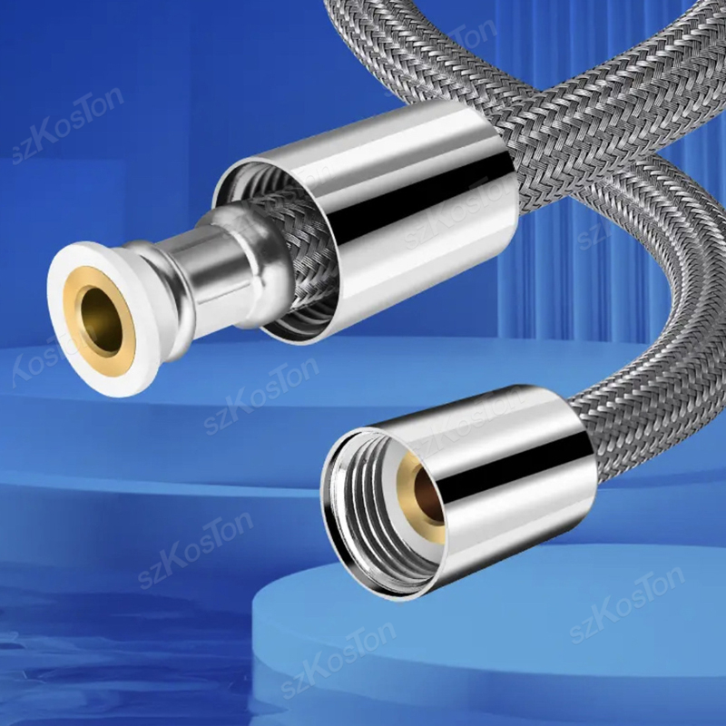 Mangueira de chuveiro de nylon, alta pressão, flexível, suave, 1.5/2.0 metros, flexível, portátil, anti-enrolamento, gi/2, tubo universal