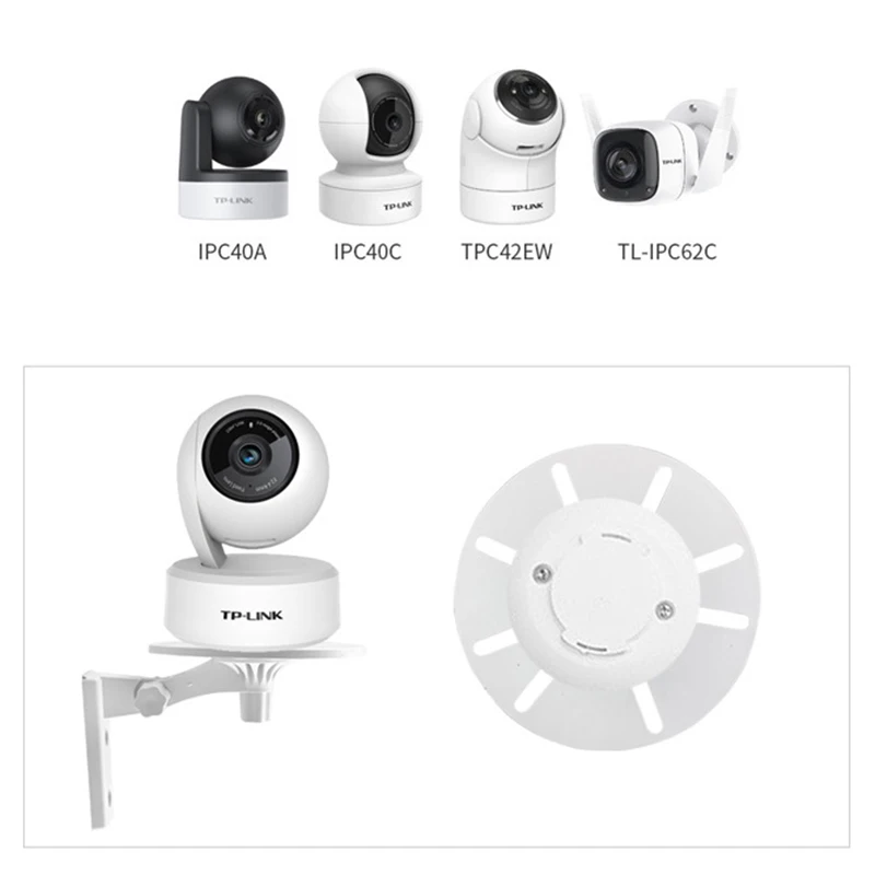 Suporte de parede universal para câmera, acessórios de vigilância de segurança para câmera interna, suporte para câmera e suporte base