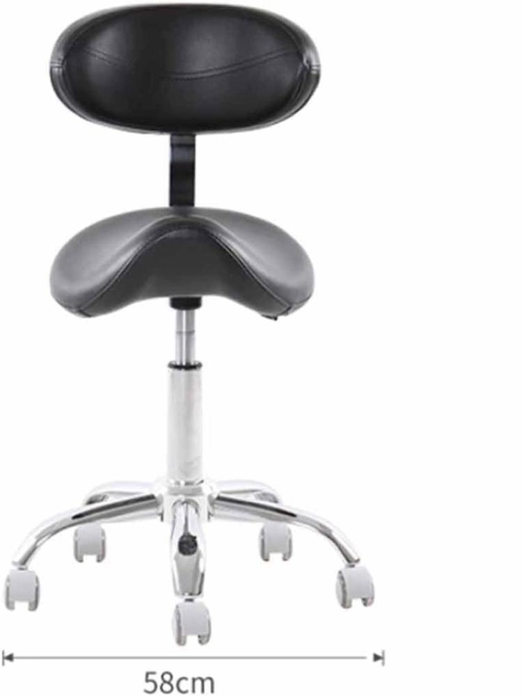 Silla giratoria de belleza ajustable controlada por pies para salón de masaje médico, taburete hidráulico ajustable