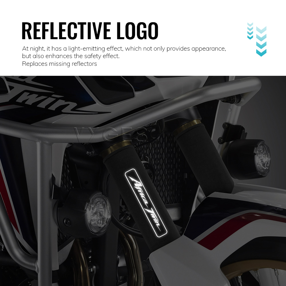 オートバイフォーク保護カバーホンダ CRF1100L CRF1000L アフリカツインアドベンチャースポーツ CRF 1100 ショックアブソーバーダストプロテクター