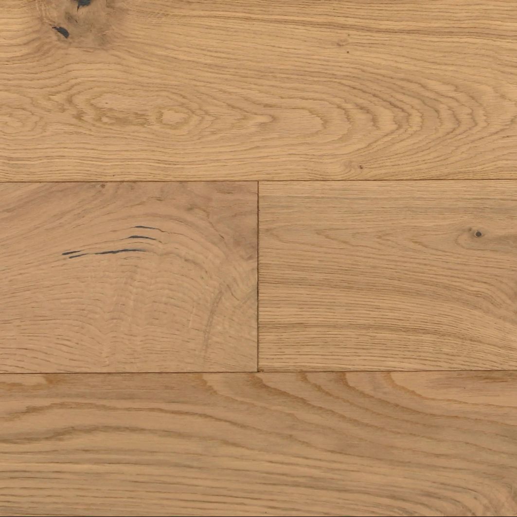 Nature Depot Multi-Ply Engineered Flooring Oak/Wirebrushed Sandy Blond