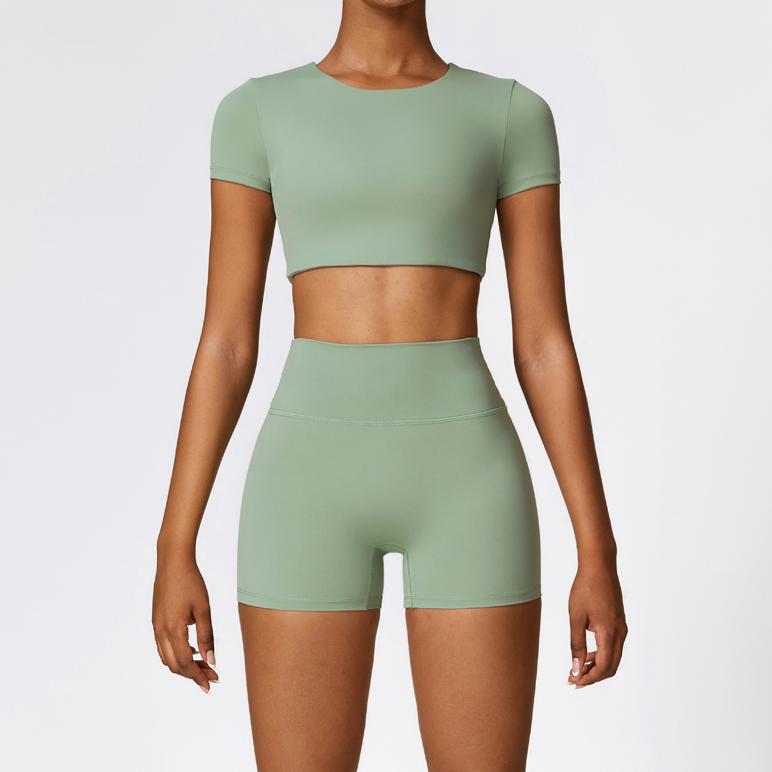 Ropa deportiva de 2 piezas, conjunto de Yoga sin costuras, ropa de gimnasio, ropa deportiva, trajes de Yoga para mujer, conjunto de Fitness, chándales, Sujetador deportivo, mallas de gimnasio