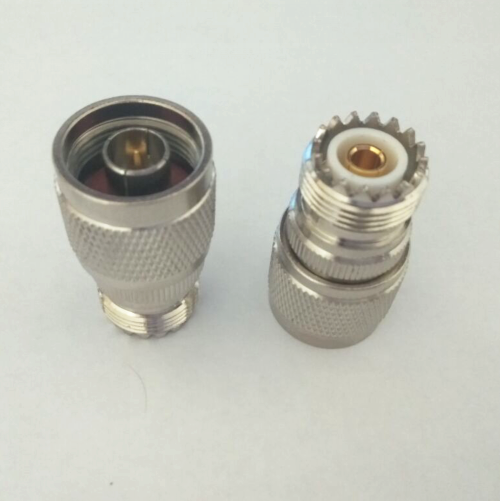 1 stücke neue N Stecker auf UHF SO-239 SO239 Weibliche Jack Coaxia Gerade RF Adapter Anschlüsse