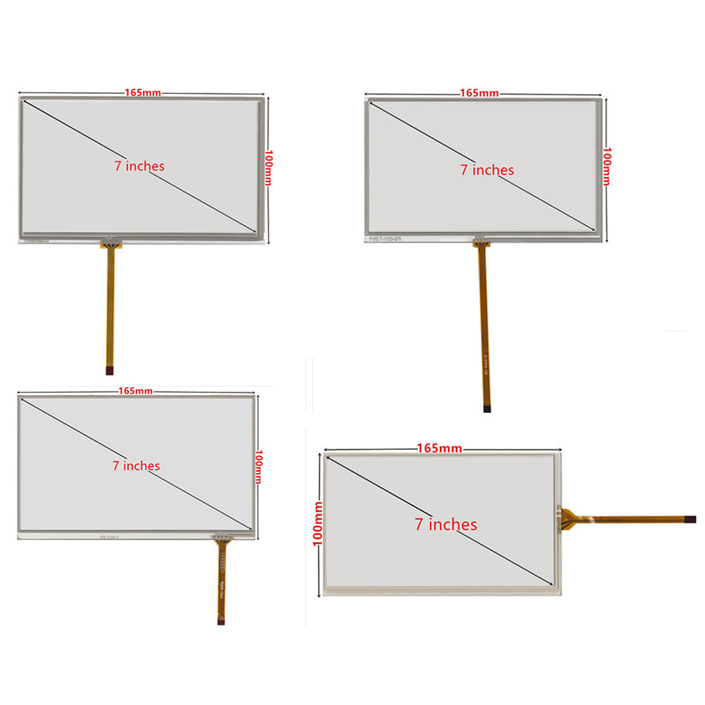 Universal 6,2/7/8/9 zoll 4Pin Widerstand Digitizer Touch Screen Panel Glas Auto DVD GPS Navigation Center konsole Multimedia