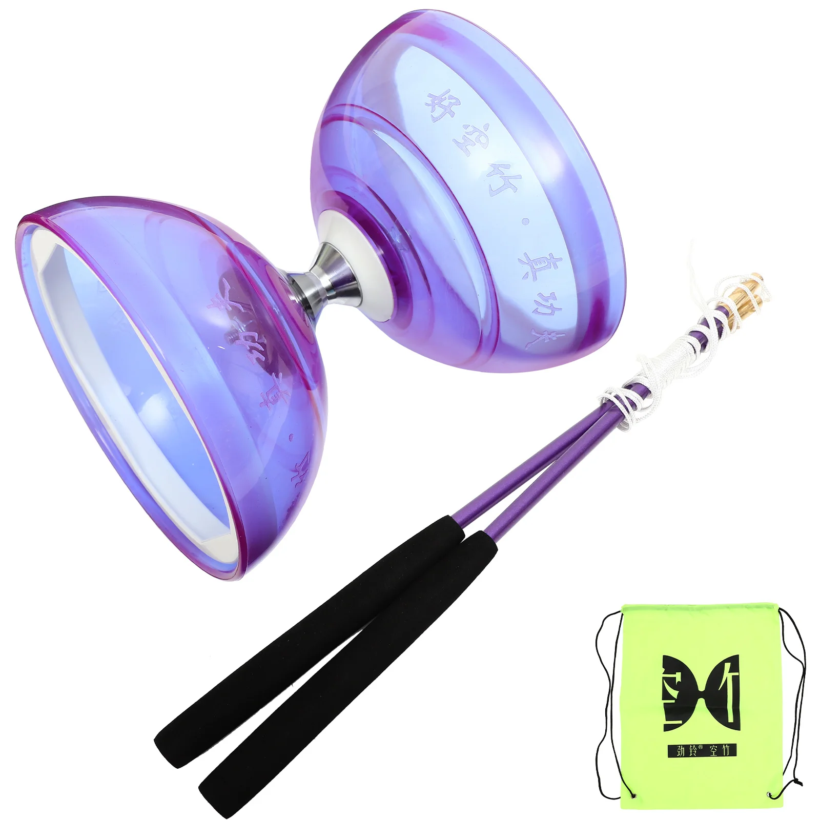 1 комплект, профессиональная игрушка Diabolo с тройным подшипником, Diabolo Yoyo, китайская игрушка Diabolo, подшипник, фитнес-игрушка для пожилых людей, новинка