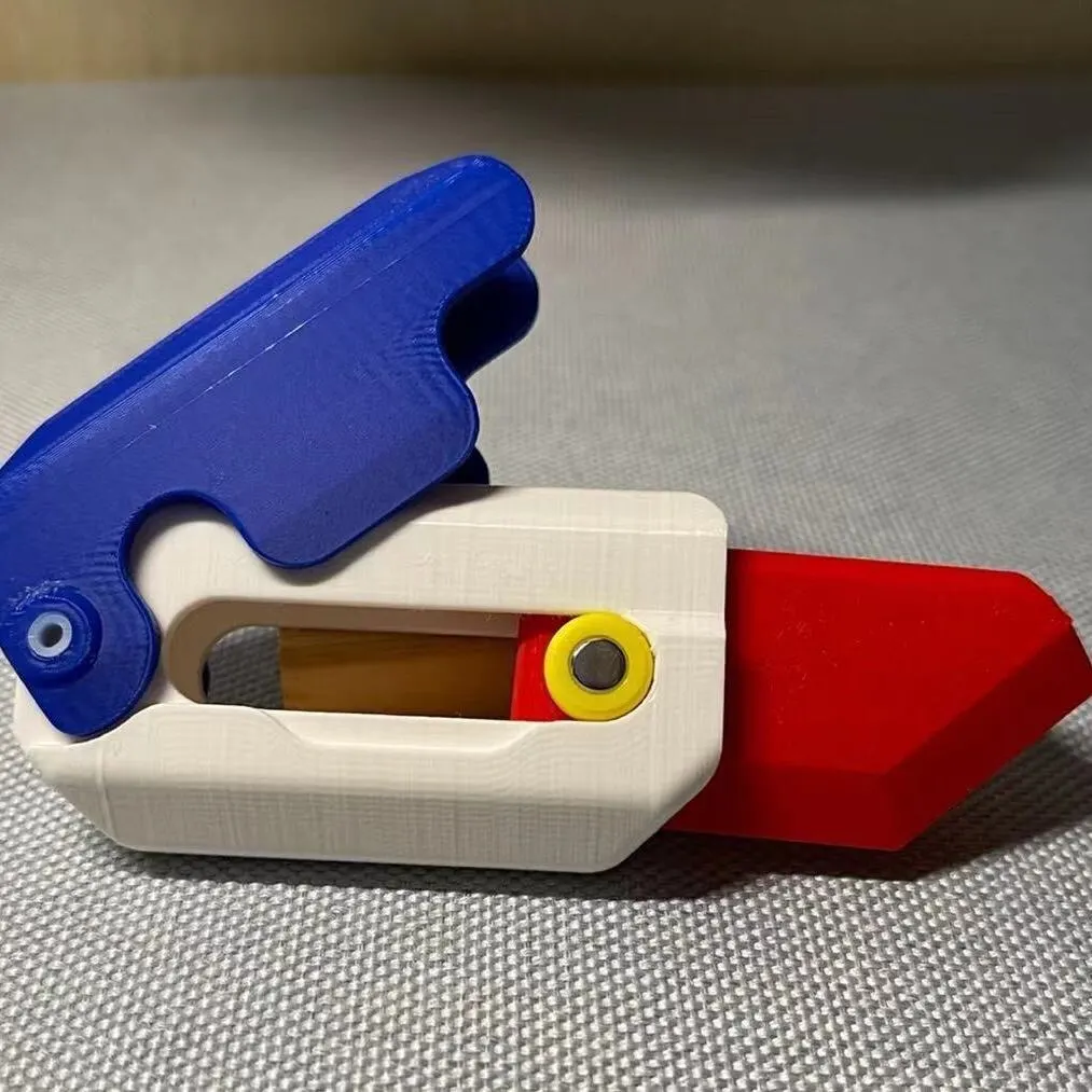 Zufälliges 3d Schwerkraft Rettich messer gerade Sprung Mini Bounce Modell Dekompression Spielzeug Kunststoff Spielzeug Messer
