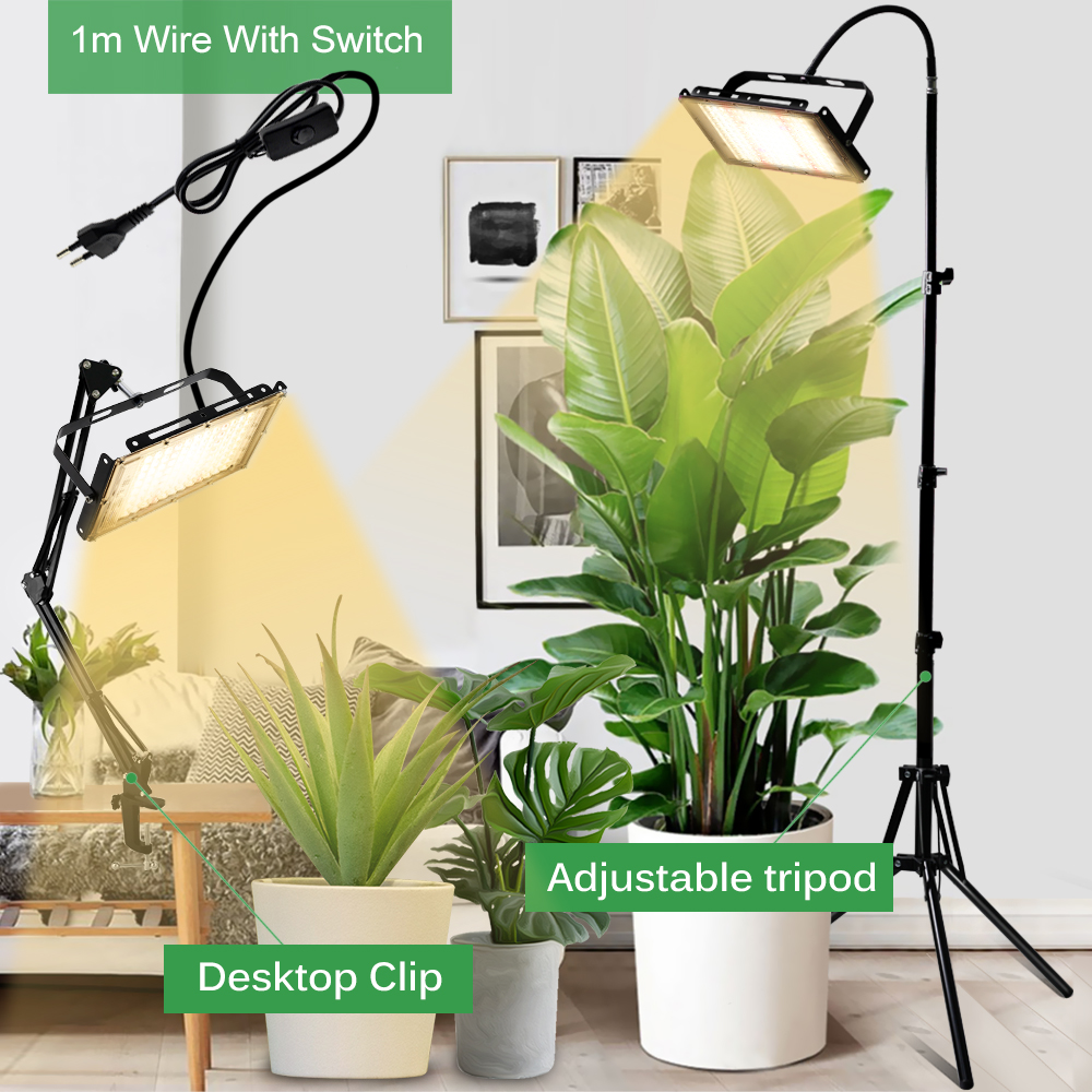 50 ワット 100 ワット 150 ワット LED 成長ライトスタンド付きフルスペクトル太陽のような LED フィトランプ屋内温室植物成長照明