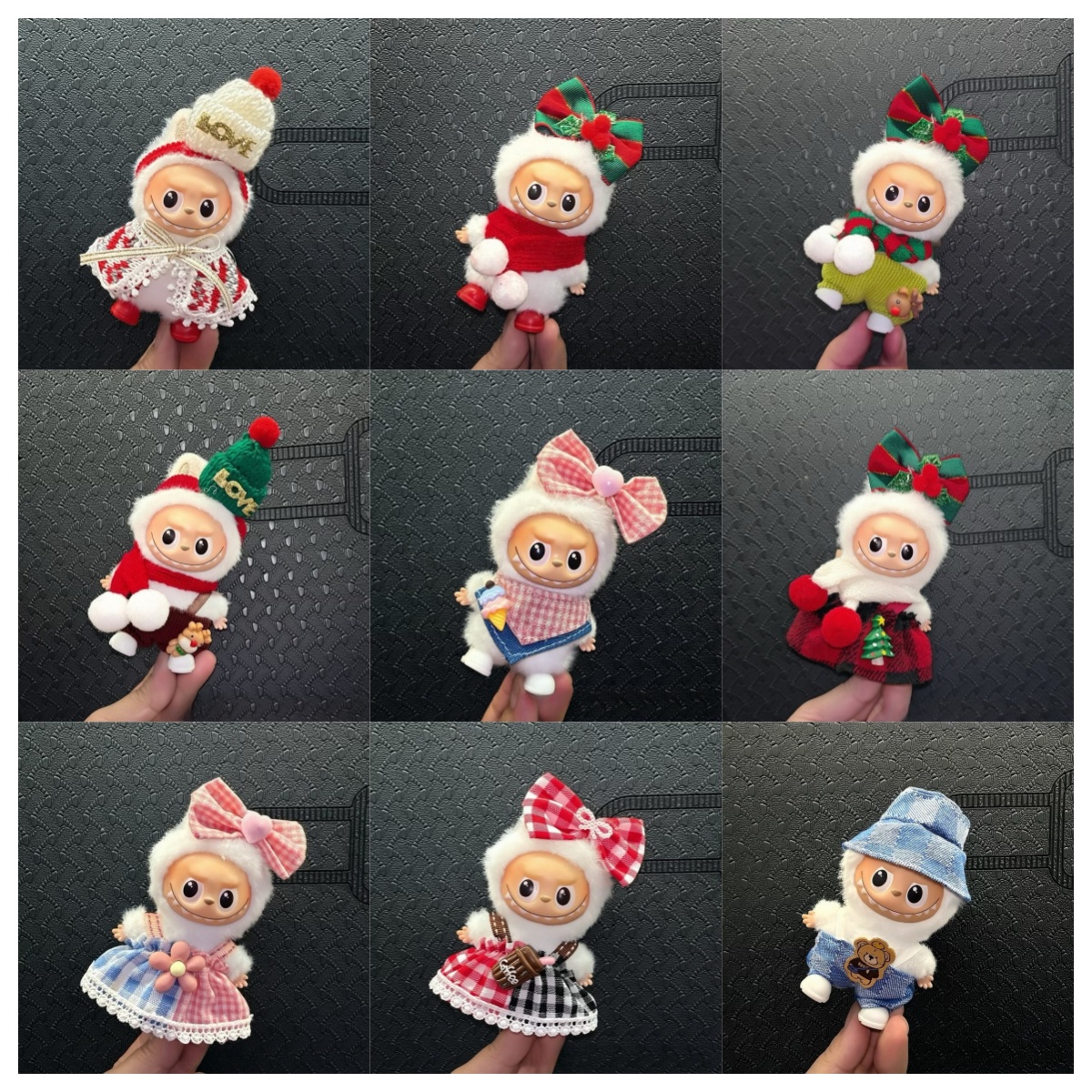 Ropa para Labubu 4,0 generación Mini versión ropa muñecas de moda vestidos lindos traje Casual vestidos ropa de juguete de peluche