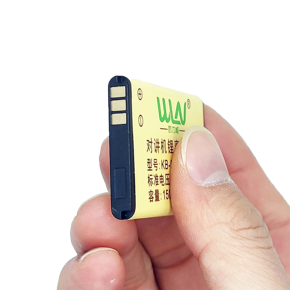 KB-5C Li-ion Battery 1500mAh 3.7V For Walkie Talkie WLN KD-C1 KD-C2 KD-C50 KD-T608 KD-C6 Two Way Radios Extra Original Battery