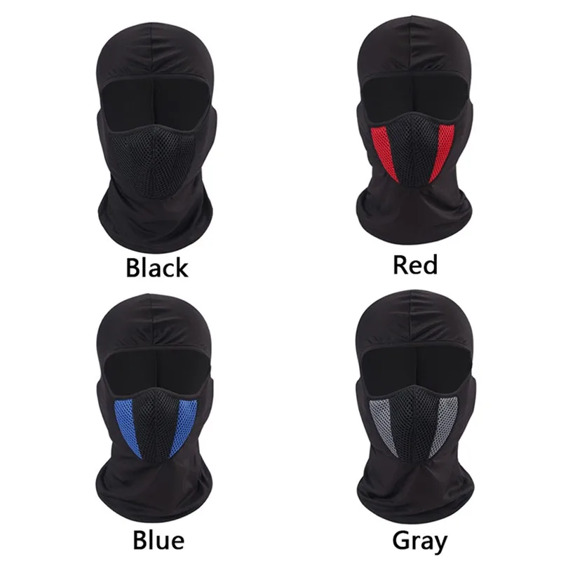 Máscara de cara completa para motocicleta para hombres y mujeres, pasamontañas transpirable, resistente a la intemperie, máscara deportiva para montar