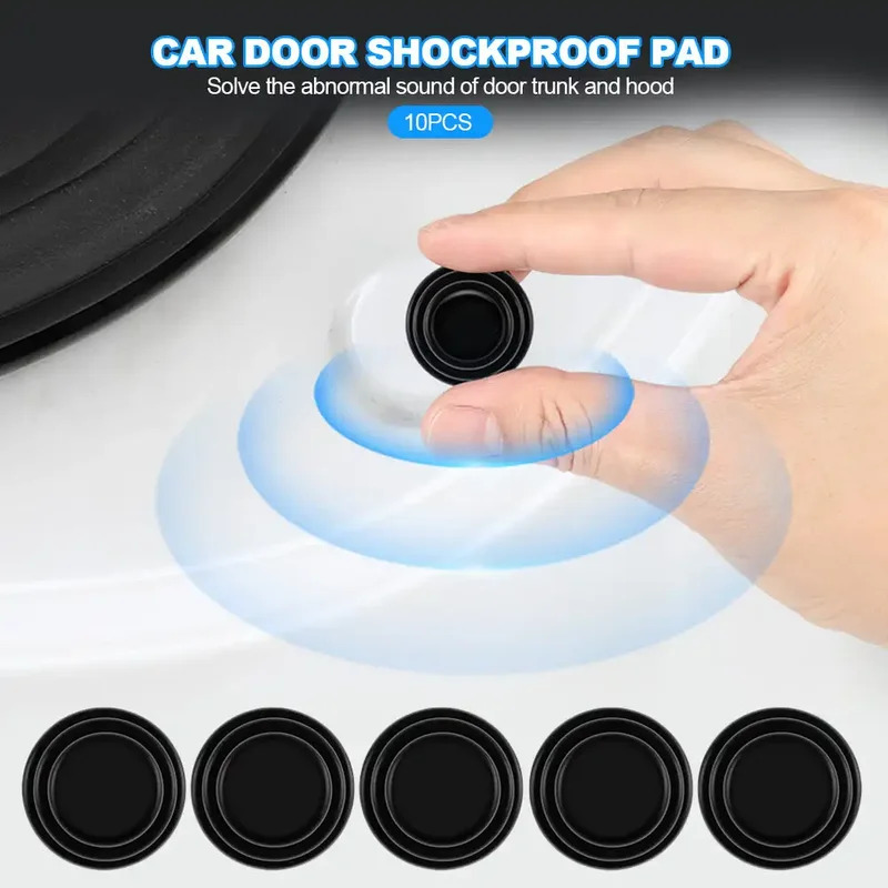 20 Stuks Autodeur Anti-Shock Siliconen Pad Universele Anti-geluid Buffer Pakking Auto Geluiddichte Crash Pad Anti-Collision Deur Sticker