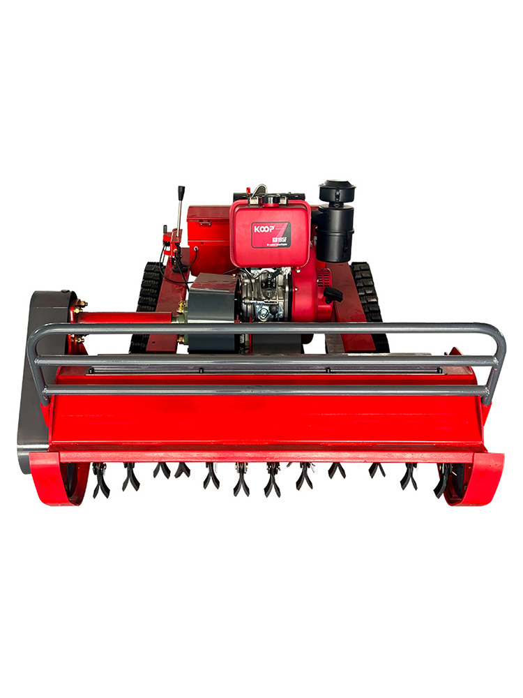 Maßgeschneiderter, effizienter elektrischer Rasenmäher, Kettenrasenmäher, ferngesteuerter Rasenmäher