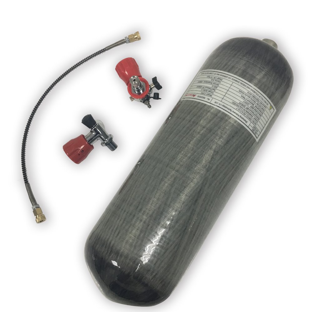 Acecare 9L Hpa Hơi Thở Tự Do Scuba Diving Xe Tăng/Áp Lực Cao Xi Lanh 4500psi Và Van Và Làm Đầy Trạm Cho Lặn