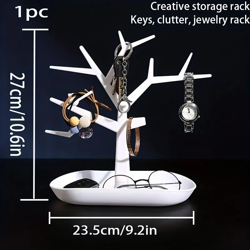 1PC Appendiabiti per albero Collana creativa Gioielli Collana Bracciale Espositore per gioielli Orecchini creativi Portaoggetti per anelli