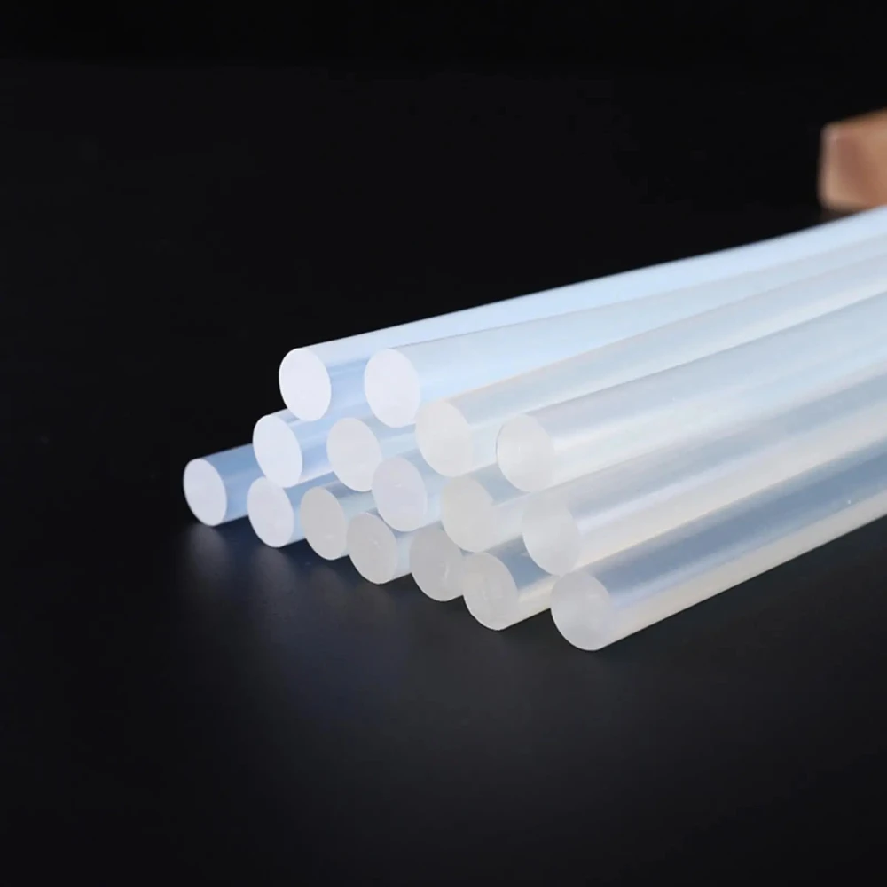 7/11mm * 100mm 10 barras de pegamento termofusible, palos de pistola de pegamento de tamaño Mini, para pistola de pegamento DIY arte artesanal, reparaciones generales decoración del hogar