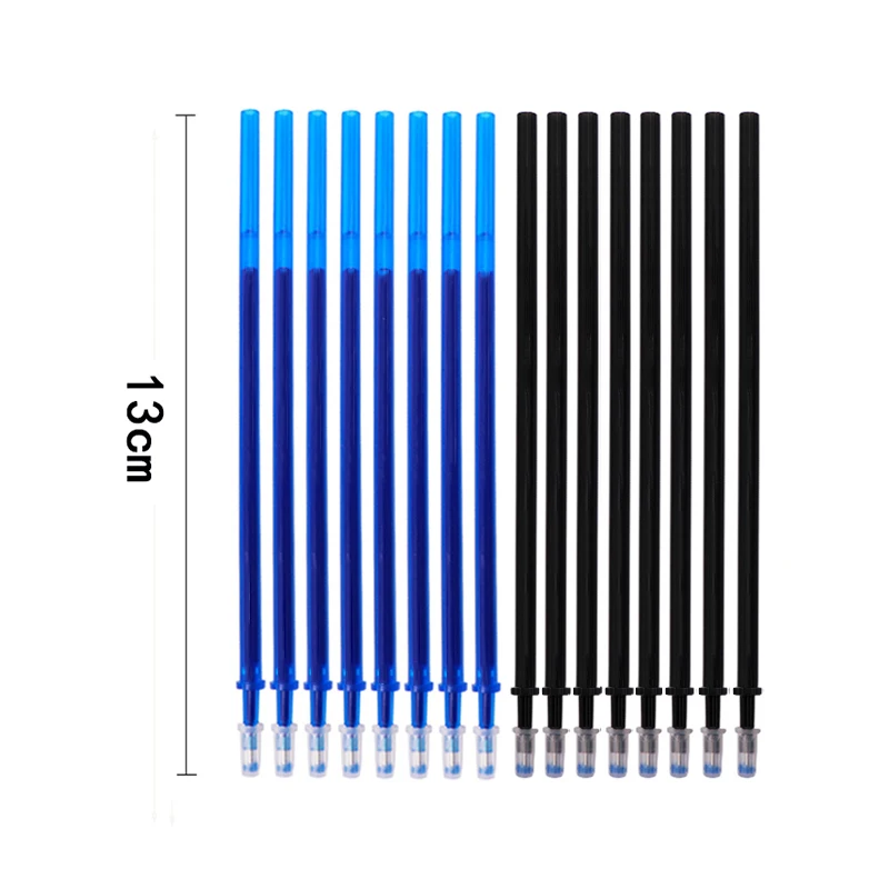 55 ピース/ロット消去可能なゲルペン 0.5 ミリメートルリフィルロッドマジックインク消去可能なペン洗えるハンドルオフィス学校筆記具かわいい文房具