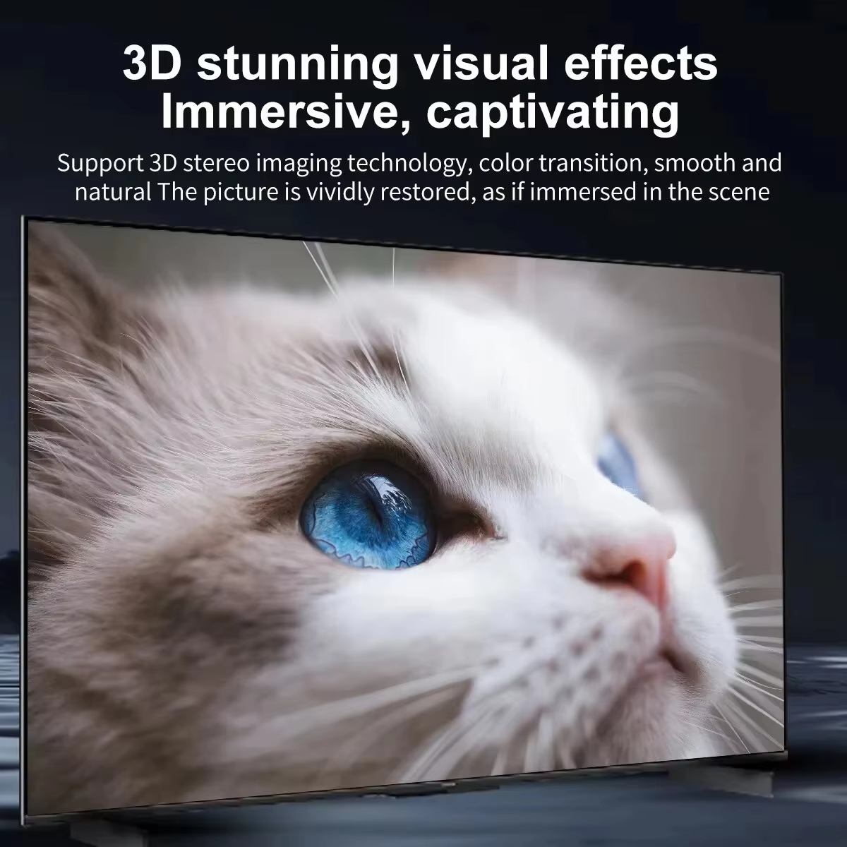 4K 60Hz HD Video Conversion Cable Typec to HDMI Same Screen Cable TV Computer 2 Meters Braided Screen Projection Cable Packaging