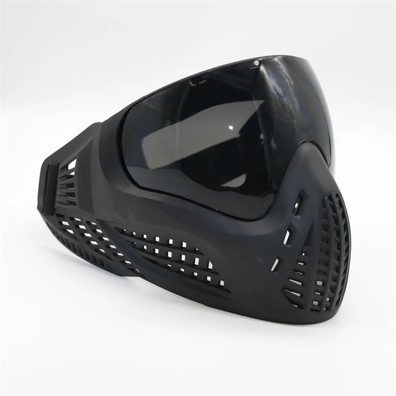 Zlangsports Tattico Paintball Airsoft maschera protettiva integrale può essere Euipped con fotocamera sportiva CS Cosplay maschere di Halloween