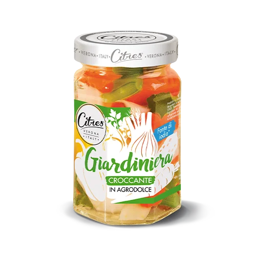 Gemüse in süß-saurer Essiggurke Giardiniera 290g - Citres