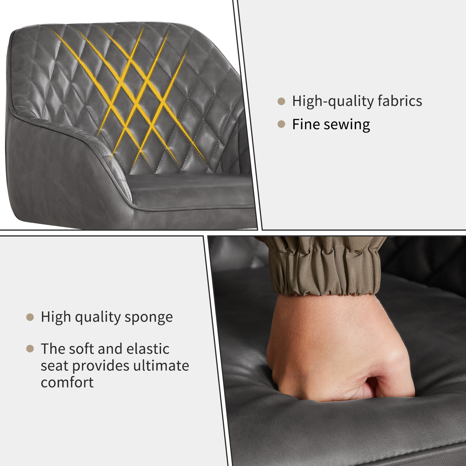 AINPECCA Bar Stools Set of 2 Velvet/PU Adjustable Swivel Gas Lift, Footrest and Base for Breakfast Bar, Counter Kitchen Chairs