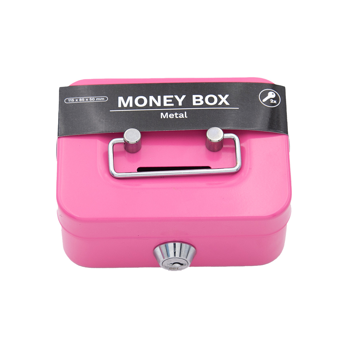 เด็กเงินปลอดภัยกล่องล็อค 2 PCS ปุ่ม Secure เครื่องประดับ Key คอนเทนเนอร์เงินสด MINI Creative Storage เหมาะสําหรับ Home Office TRAVEL