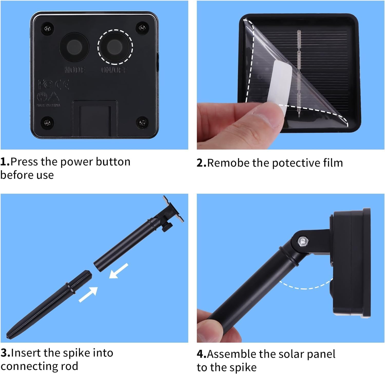 Solar Fairy Lights Outdoor Waterproof Solar String Lights 8 Modes Christmas Copper Wire Lights for Patio Decoration Fairy Lights