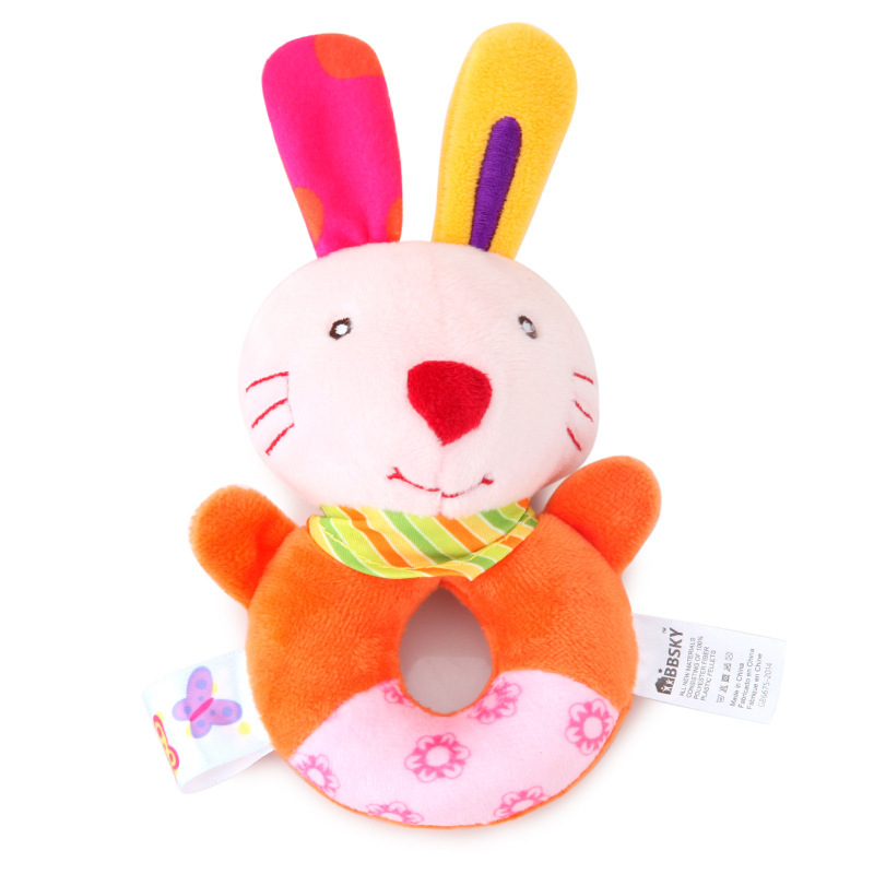 เด็ก Plush Rattle การ์ตูนสัตว์ Crib Mobile Bed Bell ของเล่น 0-12 เดือนทารกเด็กวัยหัดเดินของเล่นเพื่อการศึกษาสําหรับทารกแรกเกิดของขวัญ