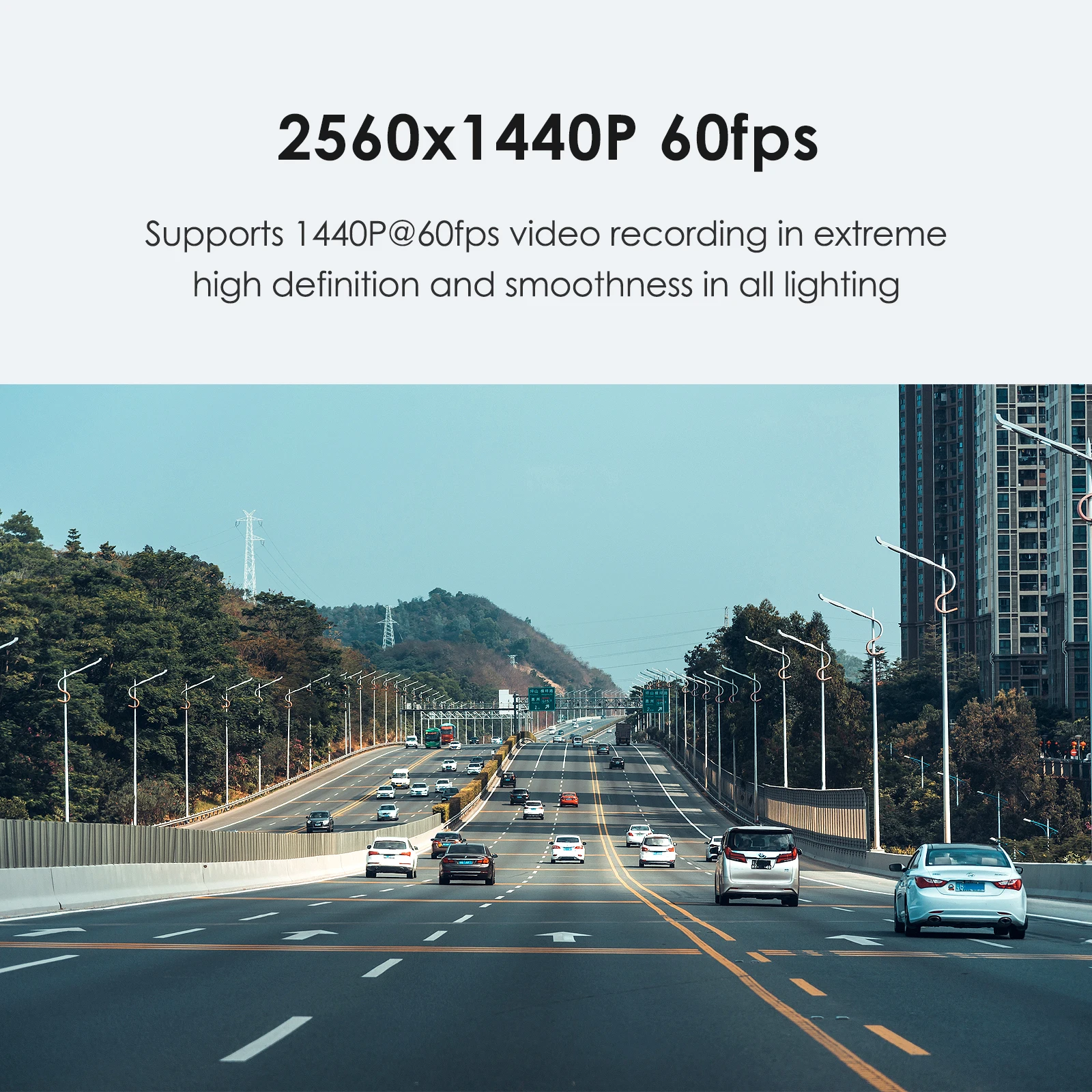 VIOFO A119 V3 2K 60fps cámara de salpicadero para coche Super visión nocturna Quad HD 2560*1600P DVR para coche con modo de estacionamiento sensor G GPS opcional